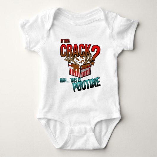 Ist dieser Sprung? Nah ist es poutine! Baby Strampler (Vorderseite)