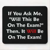 Ist dieses auf der Prüfung? Mousepad (Vorne)