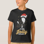 Ist dieses fröhlich genug schwarze Katzenxmas perf T-Shirt (Vorderseite)