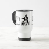 Ist dieses Gluten freigeben Cartoon lustig Reisebecher (Vorderseite Links)