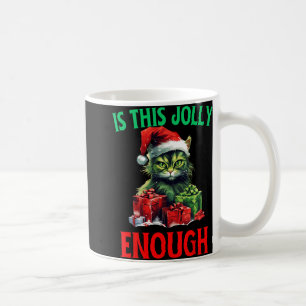 Ist dieses Jolly genug Catmas Weihnachten hässlich Kaffeetasse