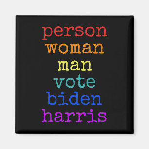 Ist dumme Person Frau Mann wählen Biden Harris Dis Magnet