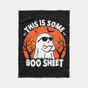 Ist ein Boo Sheet Ghost Retro Funny Halloween Fleecedecke