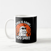 Ist ein Boo Sheet Ghost Retro Funny Halloween Kaffeetasse (Links)