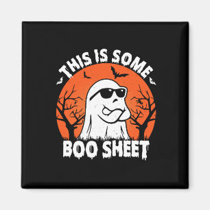 Ist ein Boo Sheet Ghost Retro Funny Halloween Magnet