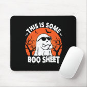 Ist ein Boo Sheet Ghost Retro Funny Halloween Mousepad (Mit Mouse)