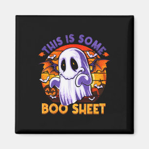 Ist ein Boo Sheet Ghost sprichwörtlich Halloween M Magnet