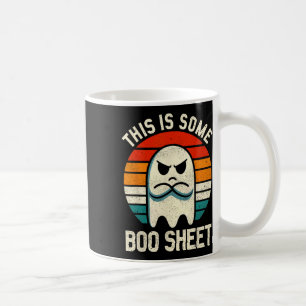 Ist ein Boo-Sheet Retro Halloween-Geist Wo für Män Kaffeetasse