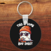 Ist ein Bootschild lustig Geister Spooky Jahreszei Schlüsselanhänger (Vorderseite)