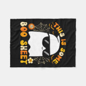 Ist ein Bootsheet Halloween Ghost Funny Cool Men W Fleecedecke (Vorderseite (Horizontal))
