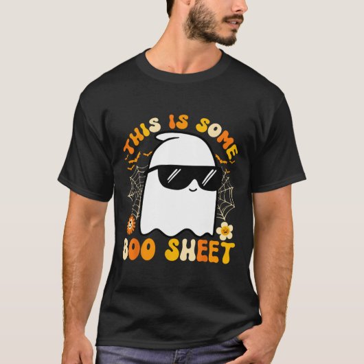 Ist ein Bootsheet Halloween Ghost Funny Cool Men W T-Shirt (Vorderseite)