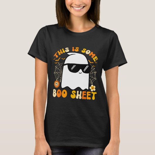 Ist ein Bootsheet Halloween Ghost Funny Cool Men W T-Shirt (Vorderseite)