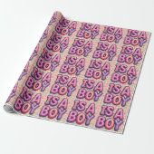 Ist ein Jungenbaby Geschenkpapier (Ungerollt)