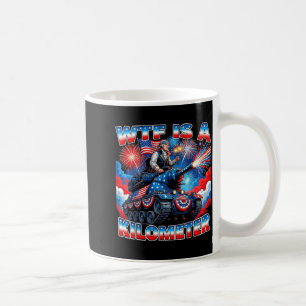 Ist ein Kilometer lustig washington 4. juli gründu Kaffeetasse