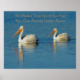 Ist ein neues Möglichkeits-Erholungs-Plakat Poster