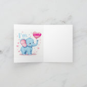 Ist ein Neugeborener? Einladung (Innenseite)