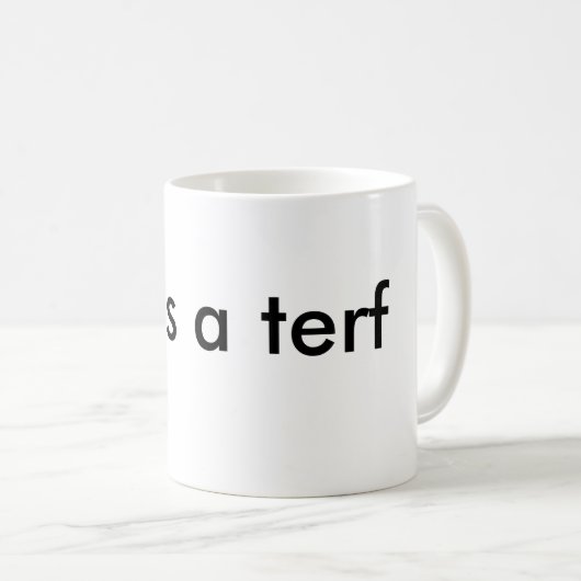 ist ein terf OP Kaffeetasse (VorderseiteRechts)