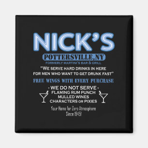 Ist ein wundervolles Leben Nicks Bar George Bailey Magnet