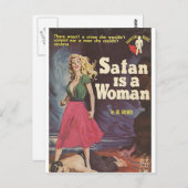 ist eine Frau satan! Postkarte (Vorne/Hinten)