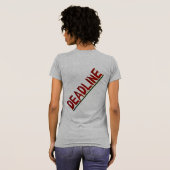 "Ist eine Frist nicht einfach eine tote Linie?" T-Shirt (Schwarz voll)