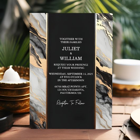 Ist eine schiere Naturarbeit, die auf Steinmarmor Einladung