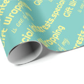 ist eines meiner besonderen Interessen Geschenkpapier (Rolleneckpunkt)