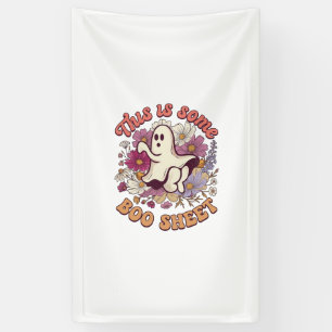 Ist Einiges Boo-Blatt-Gespenst Retro-Blumen_1 Banner