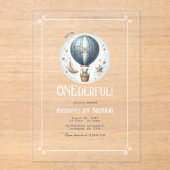 Ist er nicht die vollkommene Acrylic First Birthda Acryleinladungen (Vorderseite)