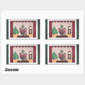 Ist er schon hier? Aufkleber 2015CardWettbewerb (Blatt)