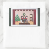 Ist er schon hier? Aufkleber 2015CardWettbewerb (Tasche)