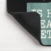 Ist er schon Vintage-Behörde Mousepad (Ecke)