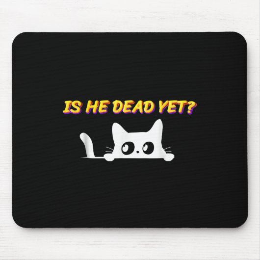 Ist-er-Vintag-tot-doch Cat Mousepad (Vorne)