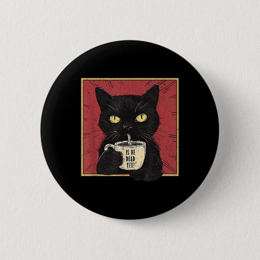 Ist er Vintag tot, doch lustig? Button (Vorderseite)