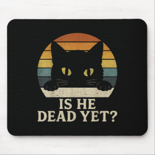 Ist er Vintage schon tot Lustige Sprüche Dark Humo Mousepad