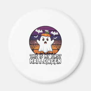 Ist Erster Halloween-Geist-Kürbiskappe Fledermäuse Magnet