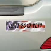Ist es 2012 schon? - Autoaufkleber (Auf Auto)