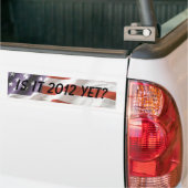 Ist es 2012 schon? - Autoaufkleber (Auf Lkw)
