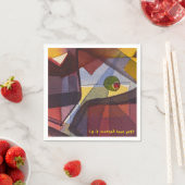 Ist es Cocktailstunde noch? Cocktail Napkin Serviette (Beispiel)