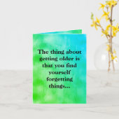 Ist es dein Geburtstag oder meins? Karte (Gelbe Blume)