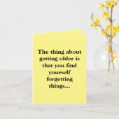 Ist es dein Geburtstag oder meins? Karte (Gelbe Blume)