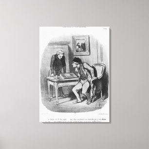 Ist es die rechte Menge? " Leinwanddruck