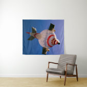 Ist es ein Flugzeug? Ist es ein Heißluftballon? Wandteppich (Beispiel (Horizontal))