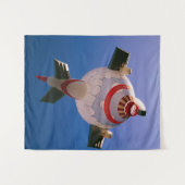Ist es ein Flugzeug? Ist es ein Heißluftballon? Wandteppich (Vorderseite (Horizontal))