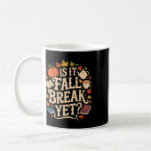 Ist es Fall Break, aber Erntedank Herbstsaison Kaffeetasse (Links)