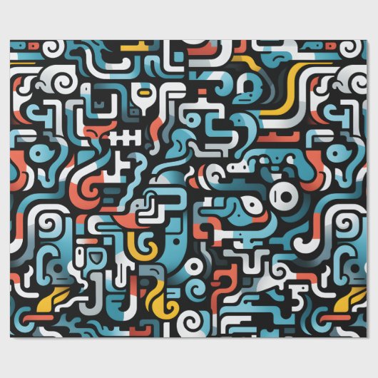 Ist es Graph? Ja! 01 Umschlagpapier Geschenkpapier (Flach)