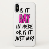 Ist es hier Gay? Case-Mate iPhone Hülle (Rückseite)