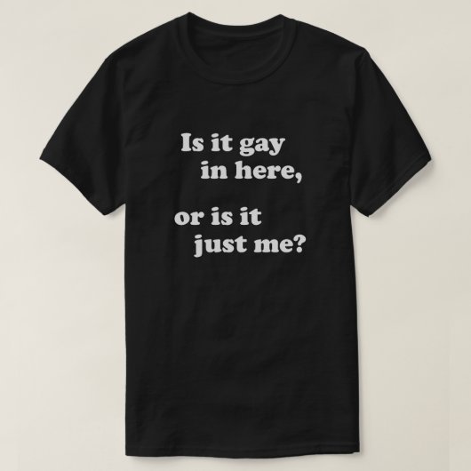 IST ES HIER GEPLANT, ODER IST ES NUR ICH? T-Shirt (Design vorne)