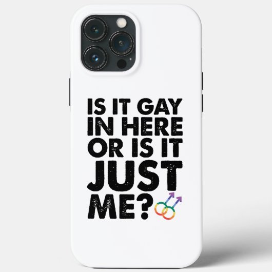 Ist es hier schwul oder ist es nur ich lesbisch st Case-Mate iPhone hülle (Rückseite)
