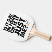 Ist es hier schwul oder ist es nur ich lesbisch st tischtennis schläger (Seitenansicht)