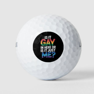 Ist es hier schwul oder ist es nur ich lustige LGB Golfball